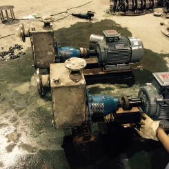 化(huà)工泵使用現場(chang)